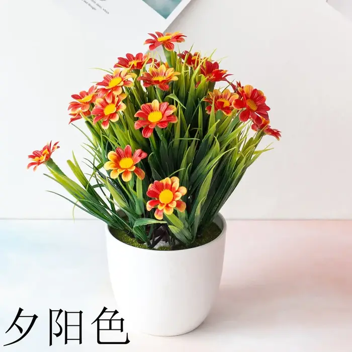 Fausse plante de chrysanthème artificielle