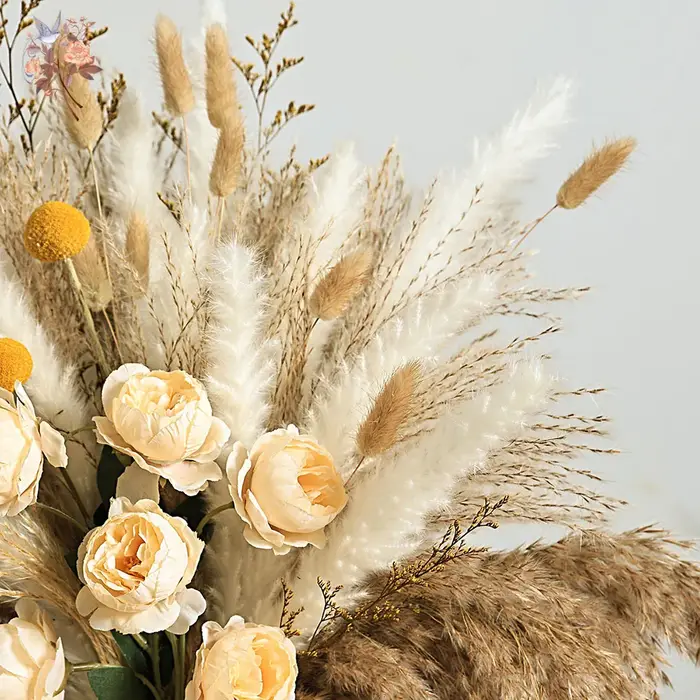 Mélange de fausses pivoines artificielles