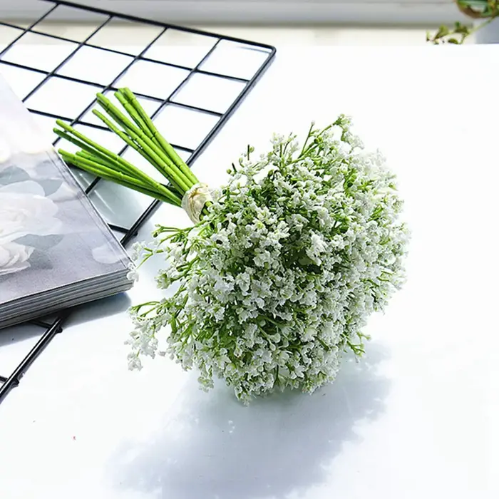 Gypsophila fleurs artificielles saint valentin mariage accessoires de mariée décor à la maison salle