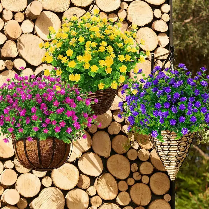 Fleurs artificielles d'extérieur