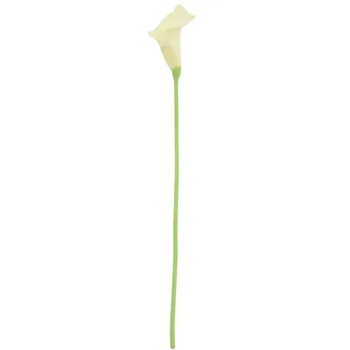 72X Fleurs artificielles de lys Calla à longue tige