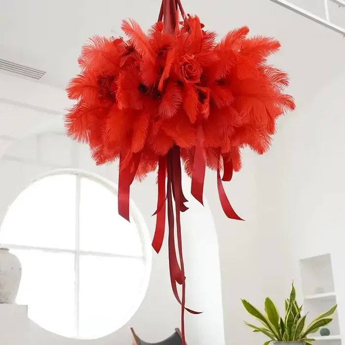 Brume de plumes blanches pures de luxe