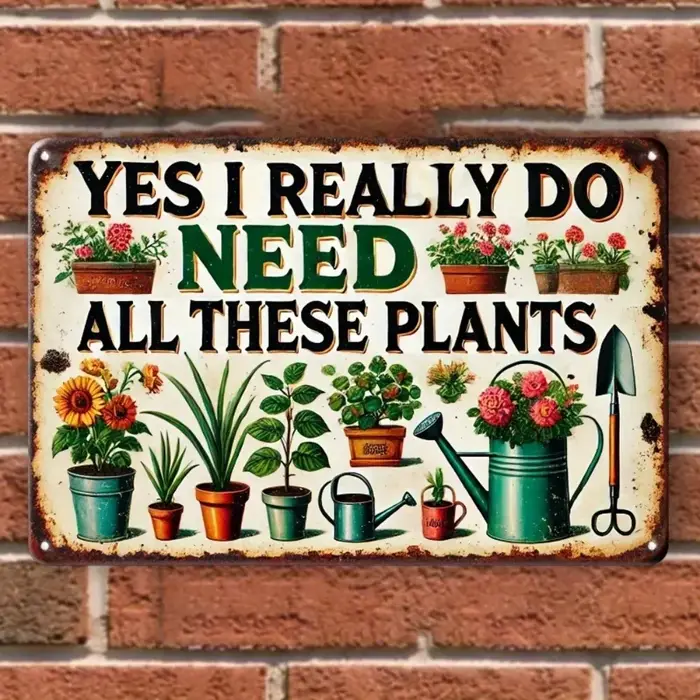 HomePlantProDecor Panneau rustique "Yes