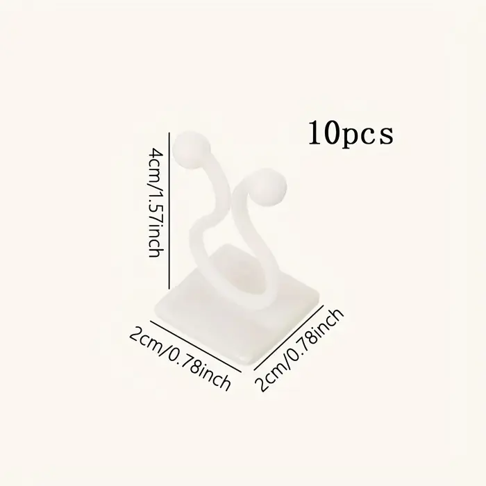 Clips de Fixation Murale en Rotin pour Plantes d'Escalade