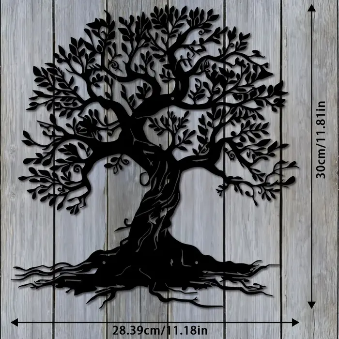1 pièce d'art mural Arbre de Vie, un grand panneau mural avec un arbre, éléments décoratifs pour le 