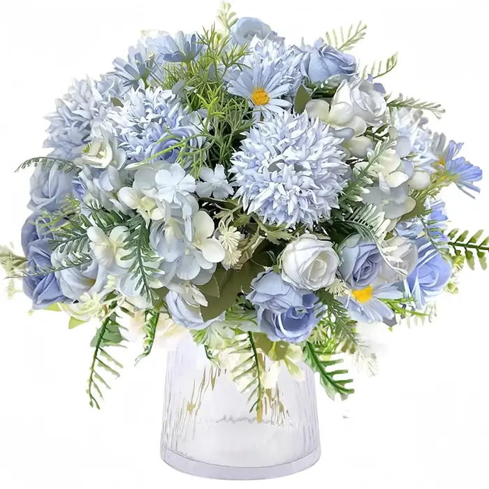 Beaux fleurs artificielles pivoine en soie