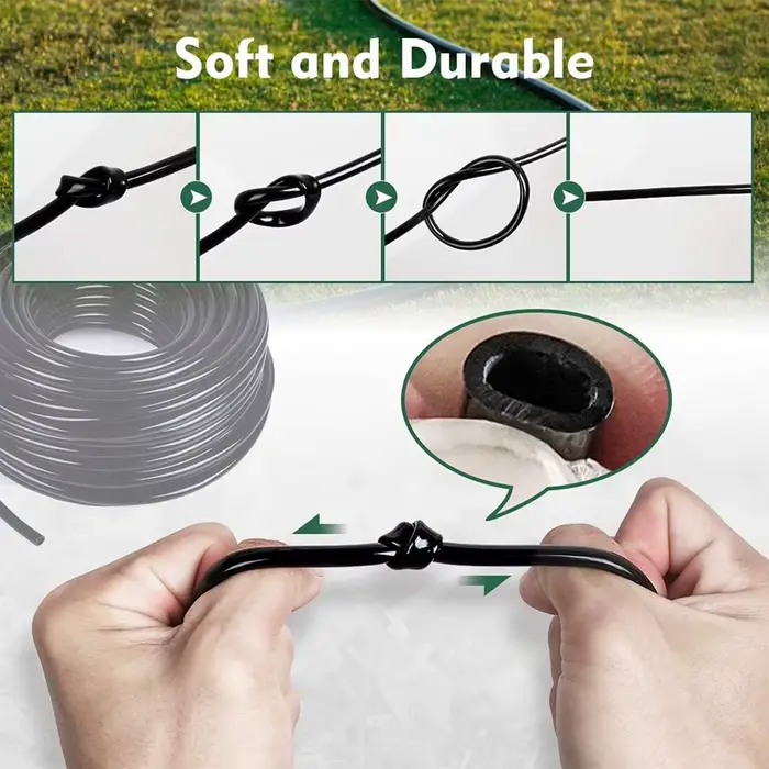 Tuyau d'irrigation goutte à goutte noir de 5m, parfait pour le système d'irrigation de jardin de bri
