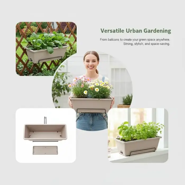 Pot de fleurs auto-absorbant pour légumes