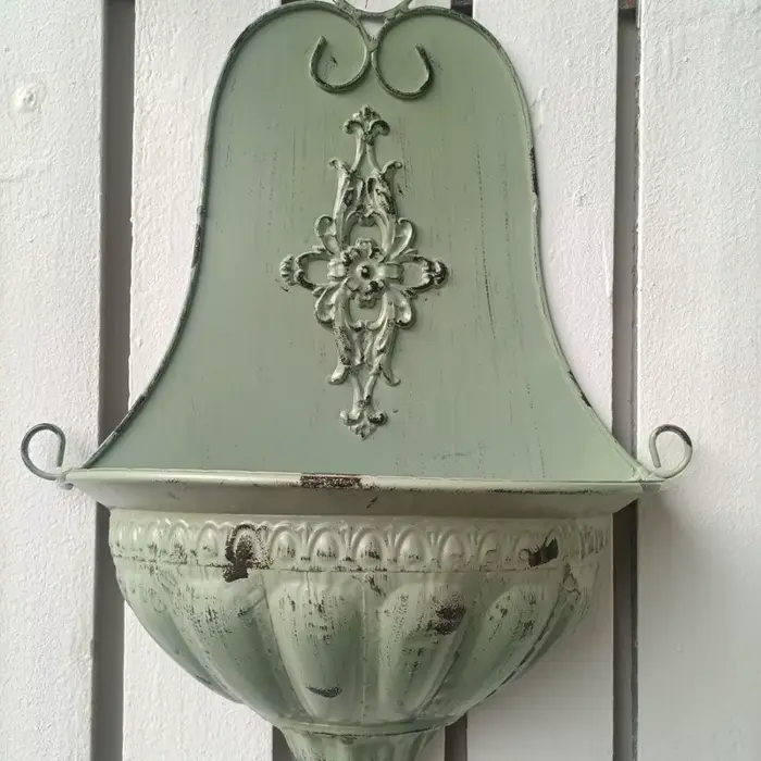 Pot de fleur français semi-cercle