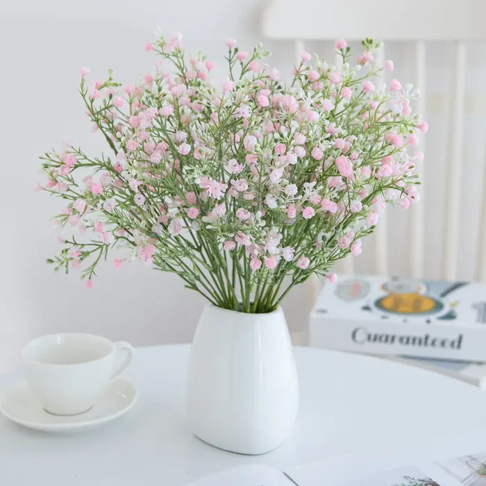 Fleur artificielle Plante Gypsophila Offre Spéciale De Mariage Bouquet De Mariée Accueil Vase table jardin fête Bricolage Photographie prop décoration