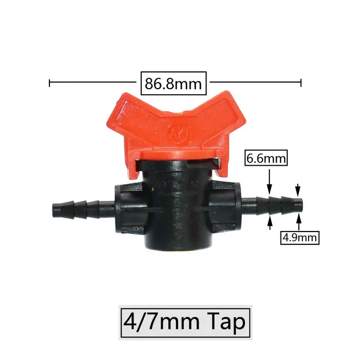 Mini Valve barbelée pour tuyau de jardin