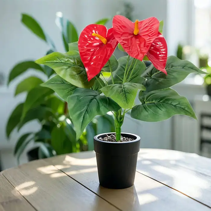 Artificial Flower Anthurium Handmade