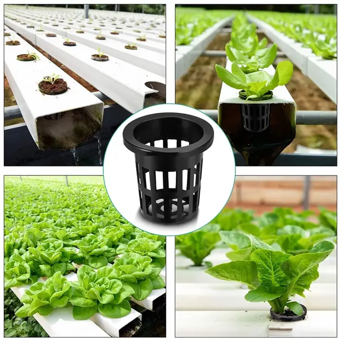 Panier hydroponique, 10 pièces, conteneurs pour plantes, pots de culture, de haute qualité, forme ronde, coupelles en filet robustes, fournitures pour la maison, intérieur et extérieur