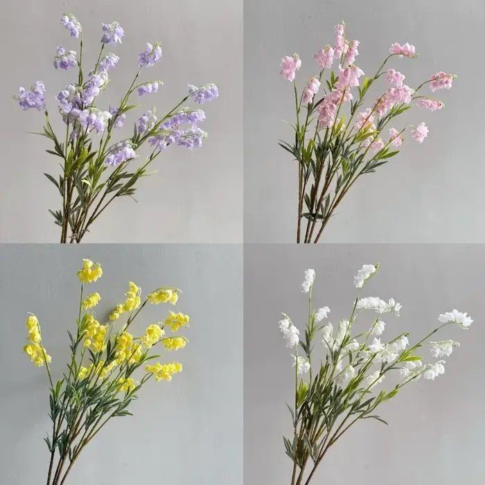 Fleurs artificielles réalistes de lys de vallée