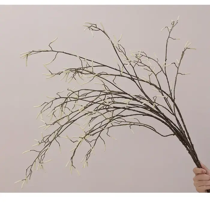 Aloès vert 123cm artificiel en plastique longue branche haricot fruits plante verte décoration de jardin florale Simulation plantes de saule de neige