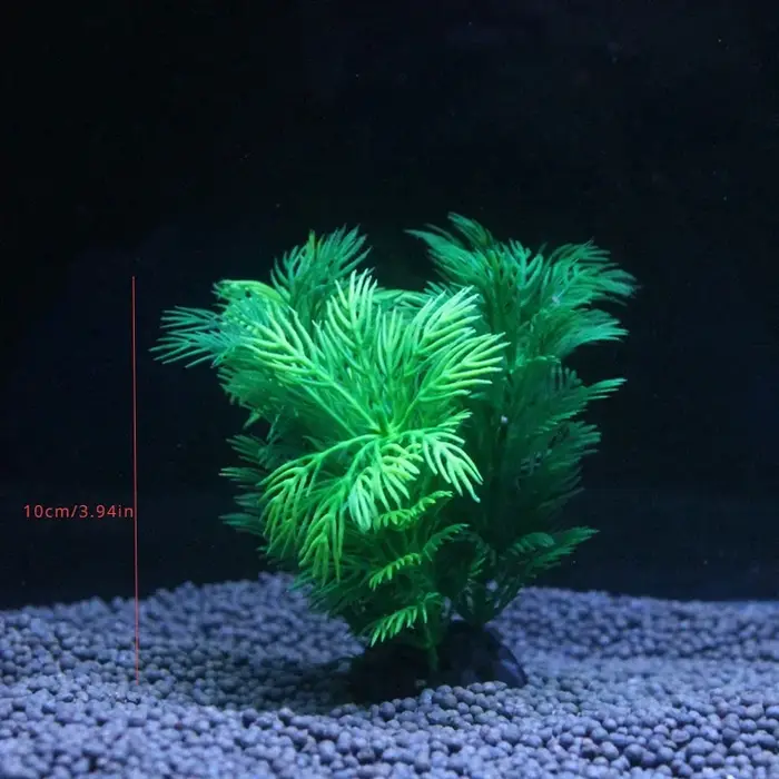 Plante de simulation d'aquarium, mauvaises herbes d'eau artificielles, plantes aquatiques, accessoir