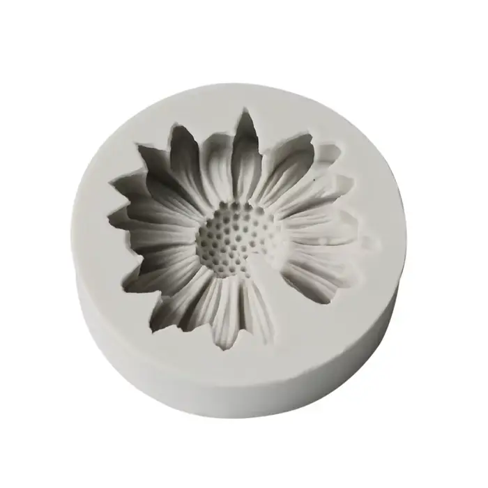 Moule 3D en forme de fleur de marguerite, en Silicone, fleur de soleil, aromathérapie, savon époxy, 