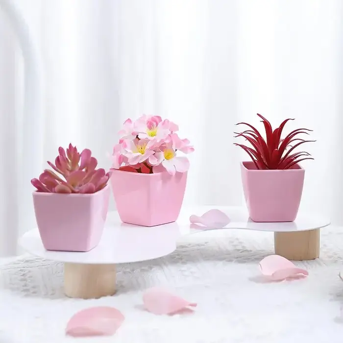 Plante en pot de fleurs artificielles 2024