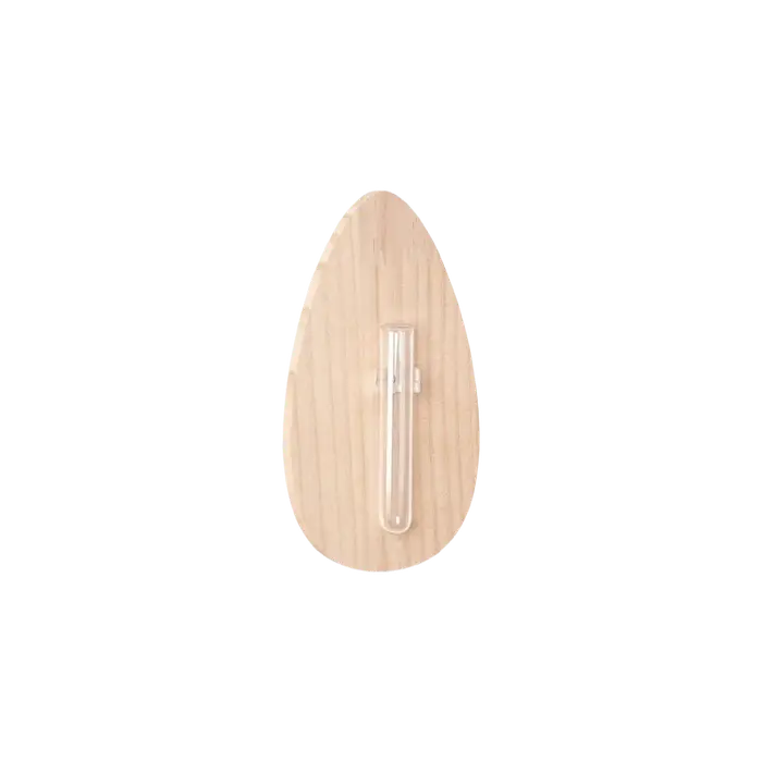 Vase mural en bois minimaliste, décoration murale rétro, ornements géométriques pour la maison, pot 