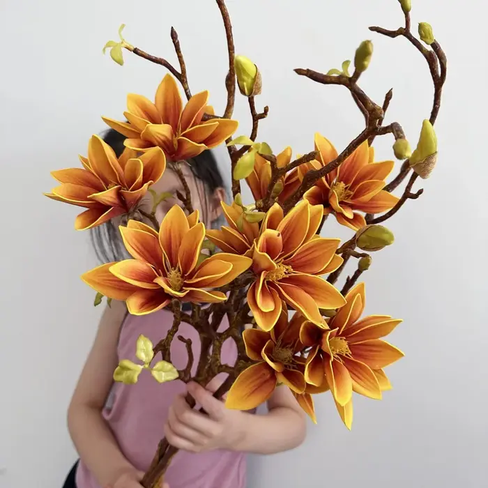 Fleur artificielle Magnolia 70cm