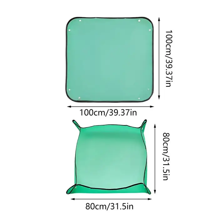 Tapis de repottage pour plantes d'intérieur, 1x1m, imperméable, anti-fuite, pliable, Kit pour femmes