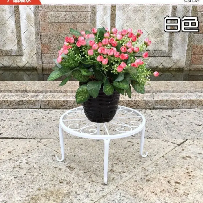 Supports de plantes en fer avec soucoupe pour plantes d'intérieur et d'extérieur, support de jardini