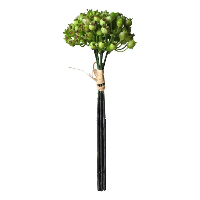 Bouquet de baies artificielles attachées à la main