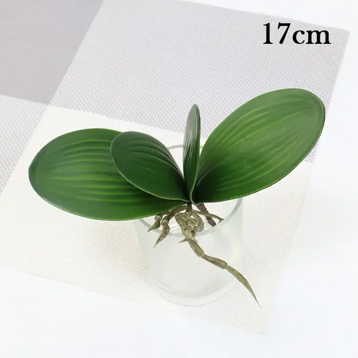 Plantes artificielles, feuilles de Phalaenopsis, fleurs décoratives, matériel auxiliaire, décoration