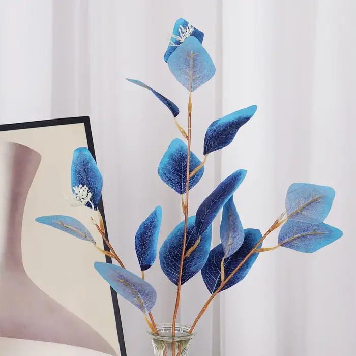 Plante artificielle longue branche d'eucalyptus