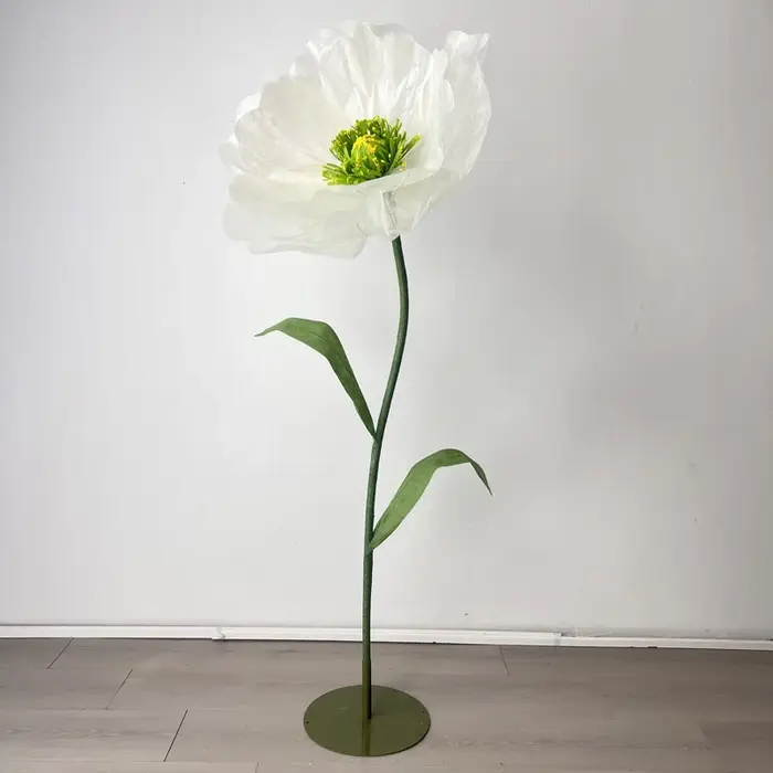 Grands fleurs artificielles pavot