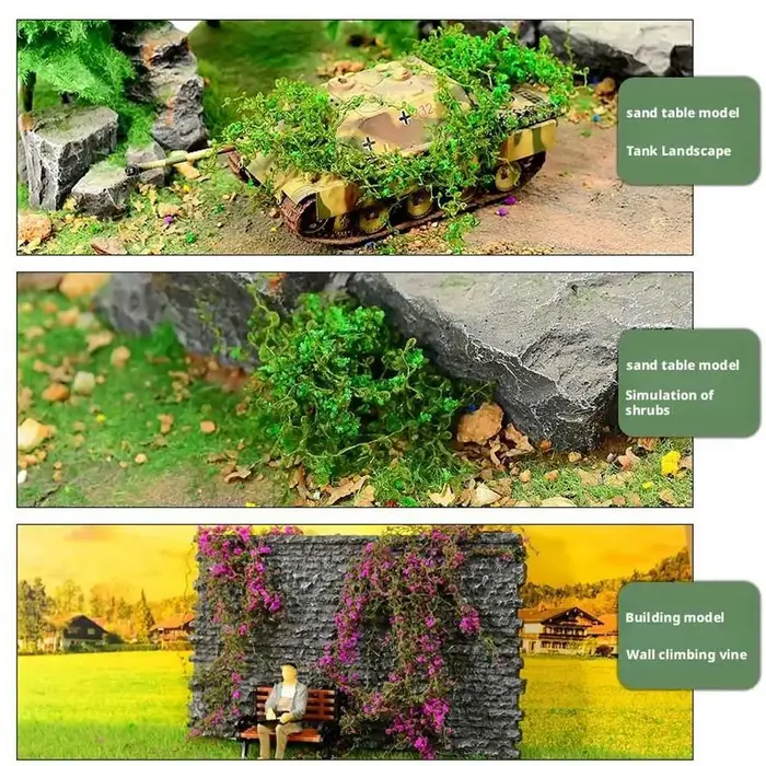 Micro-modèle de feuilles de vigne