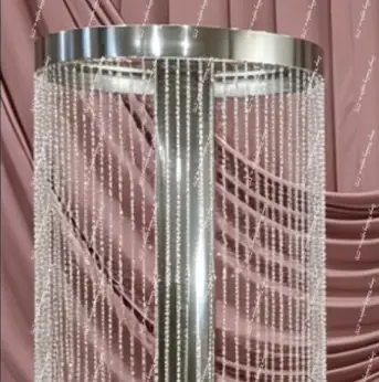 4-10 pièces f30 80-120cm Support à fleurs en métal doré de luxe, grande forme de trompette, vase à f