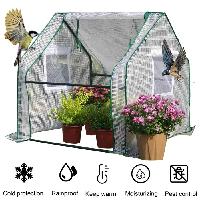Couverture chaude pour plantes d'hiver