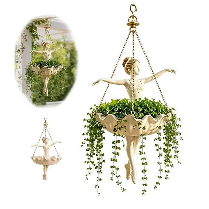 Pot de fleurs suspendu Danseuse de ballet