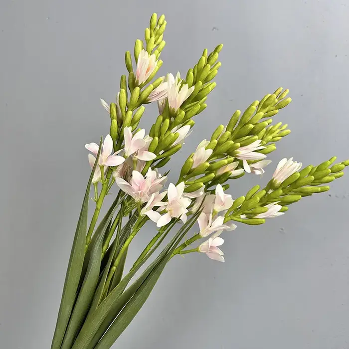 2 pièces artificielle jacinthe fleur bourgeon Agapanthus plante soie fausses fleurs Simulation nuit parfum Auditorium décoration