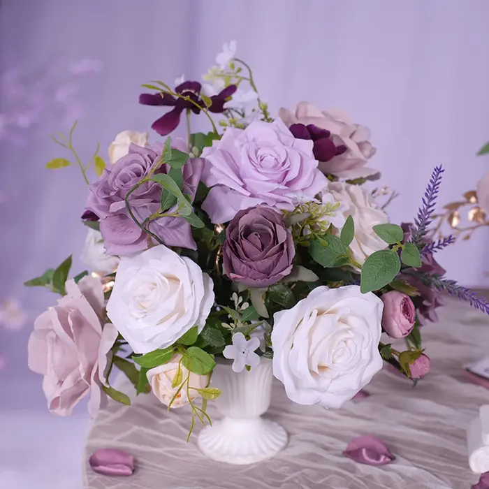Bouquet de fleurs série violette H865304
