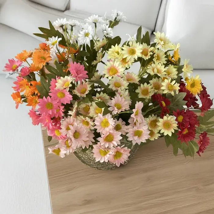 Daisy sauvage polonais artificielle de 22 pouces