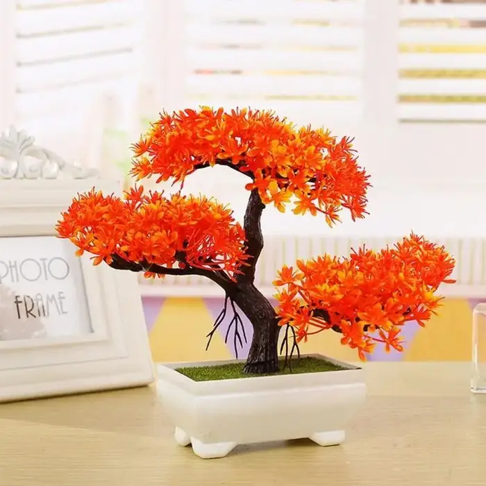Y1UD Festival plante en pot Simulation bonsaï décoratif maison bureau pin cadeau