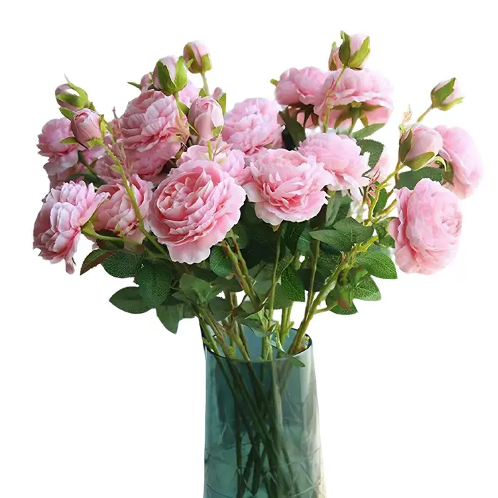 Fleurs artificielles de Ranunculus roses