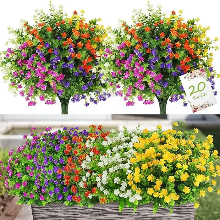 Plante artificielle d'eucalyptus pour un festival de mariage