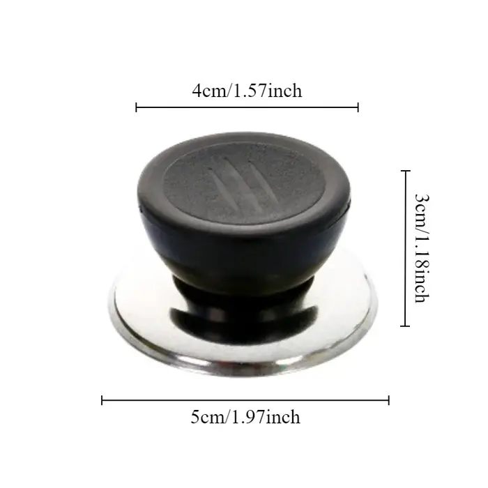 1/2/4 pièces Bouton universel en plastique pour couvercle de pot, Tête de couvercle, Poignée de couv