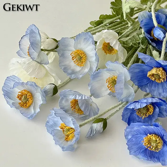 Fleurs artificielles en soie Flocking Yu Meiren