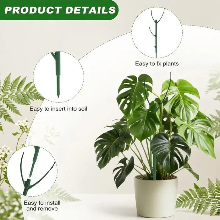 Supports de plantes en forme d'anneau empilables pour plantes vertes