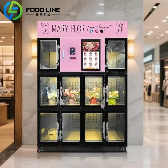 Distributeur automatique de bouquets floraux pour intérieur et extérieur