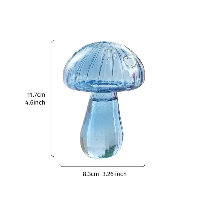 Ensemble de vase en verre à champignons – Mini Terrarium de propagation pour plantes et fleurs | D