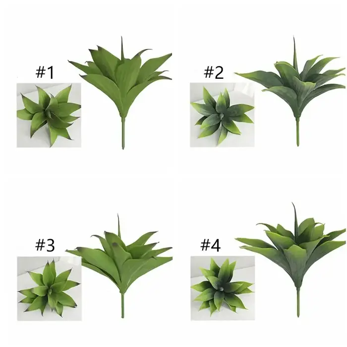 Plantes artificielles d'agave tropicales