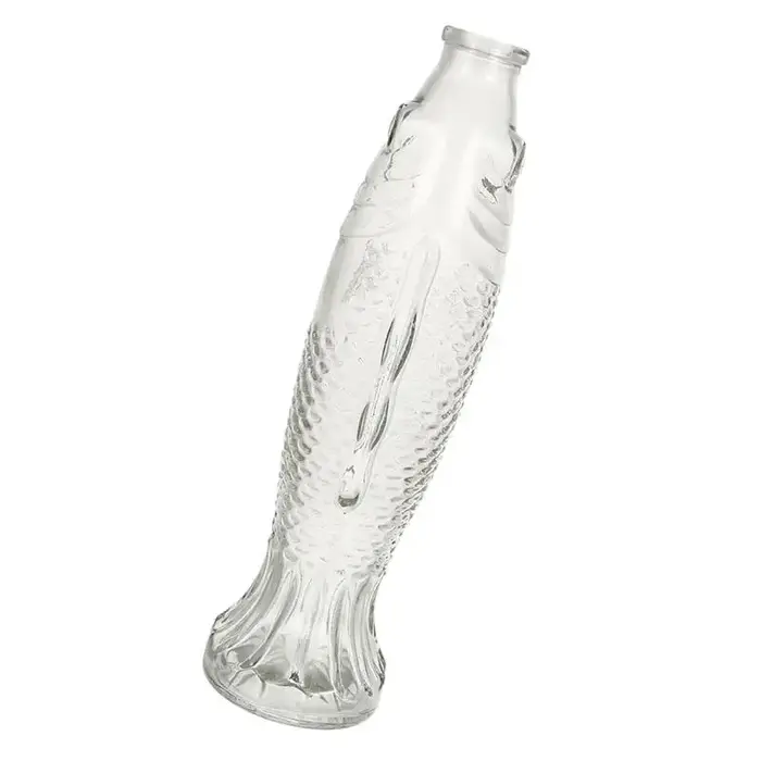 Vases en verre pour fleurs et poissons