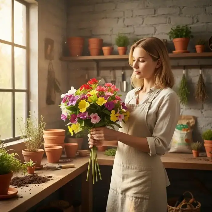 Fleurs artificielles en soie de haute qualité pour mariage