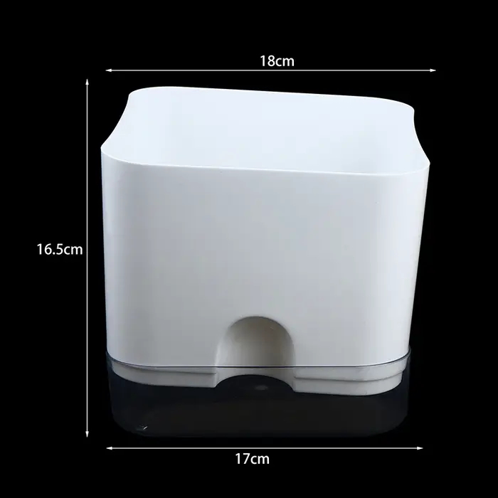 【SSummer10】Nouveau pot de fleurs en plastique auto-arrosant magnétique - Corde en coton auto-absorbante - Pot