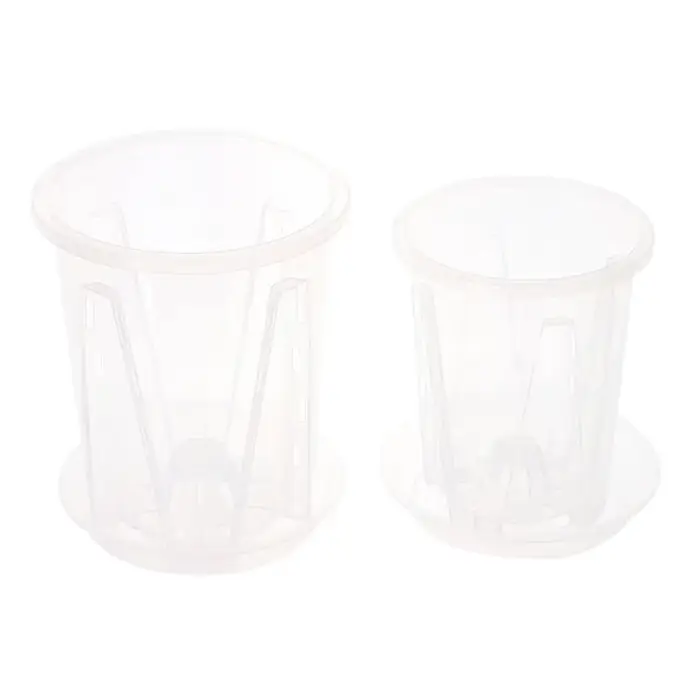 Pot de fleur Transparent en plastique